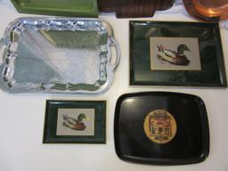 Lot of 7 Vintage and Contemporary Trays