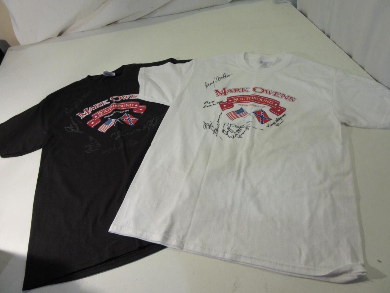2 Mark Owens & Southbound Signed Shirts
