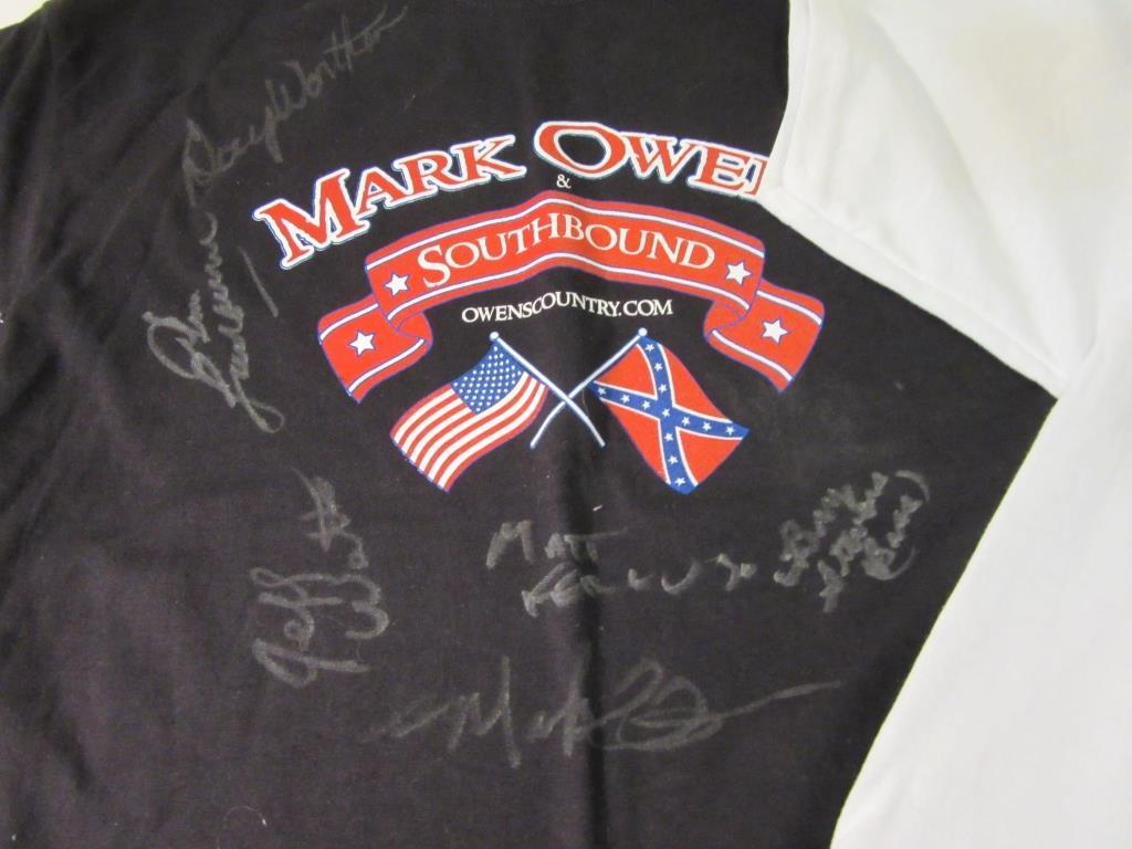 2 Mark Owens & Southbound Signed Shirts