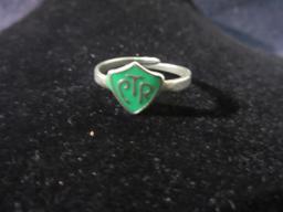 Adjustable Size Green Shield CTR Ring