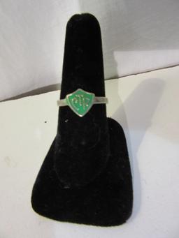 Adjustable Size Green Shield CTR Ring