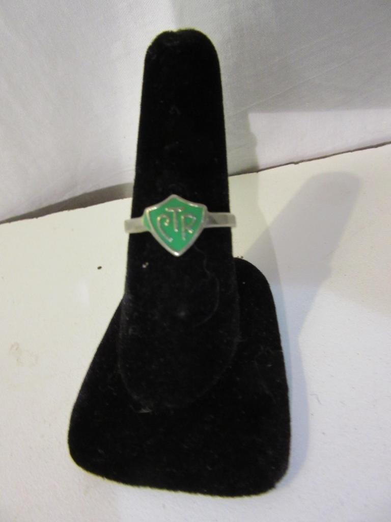 Adjustable Size Green Shield CTR Ring