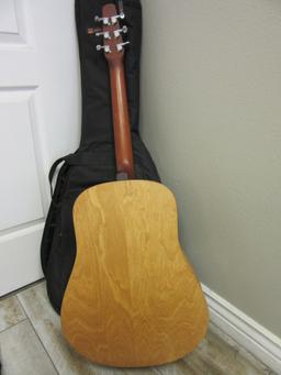 Seagull S6 Cedar Acoustic Guitar With Strap & Case