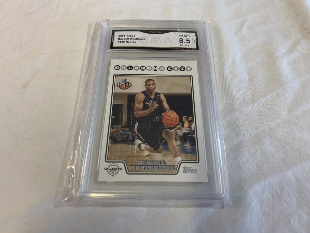 RUSSELL WESTBROOK 2008 Topps ROOKIE Graded 8.5