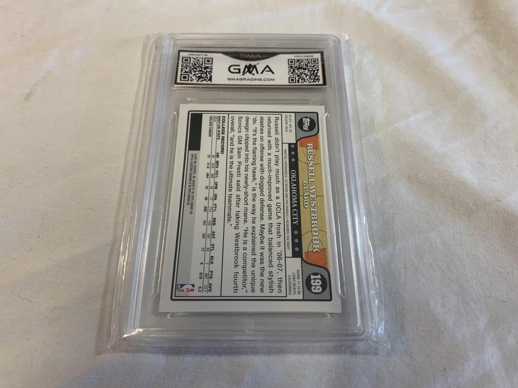 RUSSELL WESTBROOK 2008 Topps ROOKIE Graded 8.5