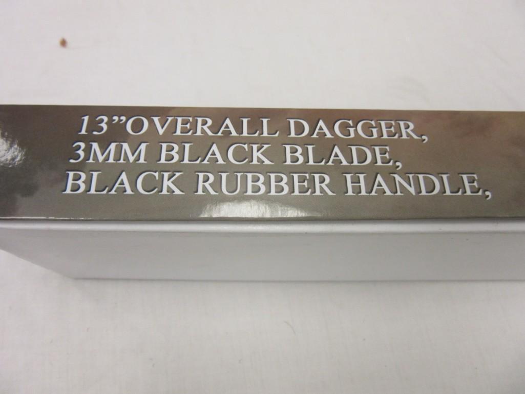 "Night Extraction" 13" Dagger and Sheath