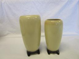 Set of 2 vintage 1950's Royal Copley Ivy vases