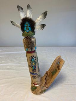 Billy Begaye yeii-bii-cheii Wood Figure