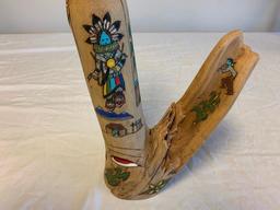 Billy Begaye yeii-bii-cheii Wood Figure