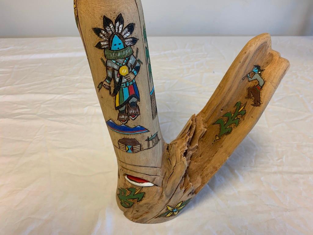 Billy Begaye yeii-bii-cheii Wood Figure