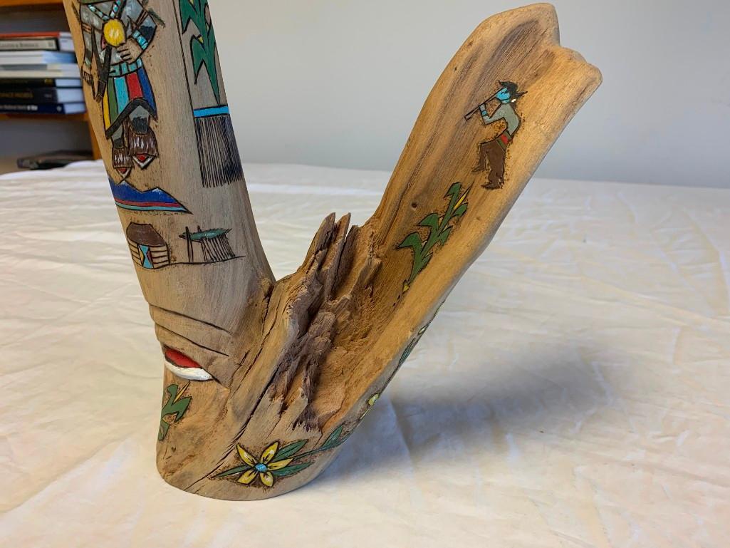 Billy Begaye yeii-bii-cheii Wood Figure