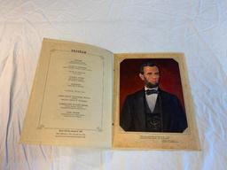 1960 Dinner With Ike Menu 1/27/1960