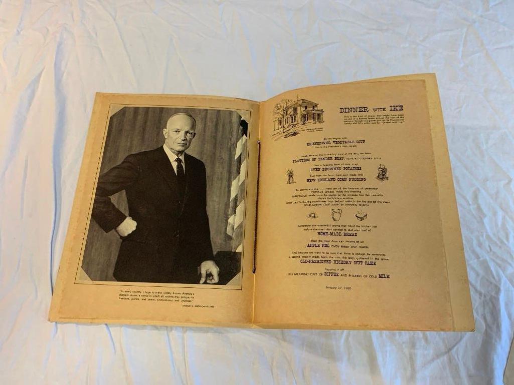 1960 Dinner With Ike Menu 1/27/1960