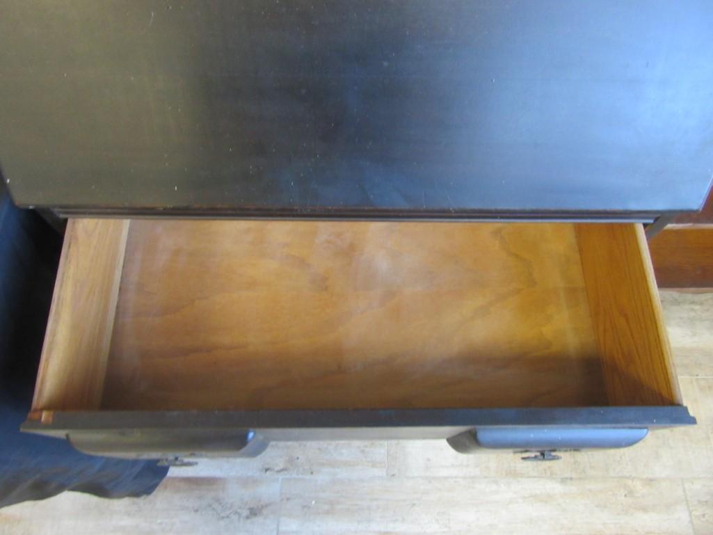 Antique Black Hutch with keys