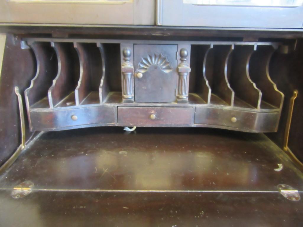 Antique Black Hutch with keys