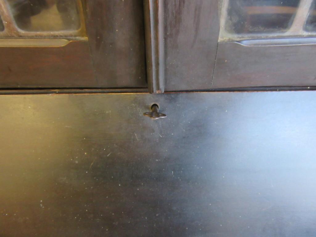 Antique Black Hutch with keys