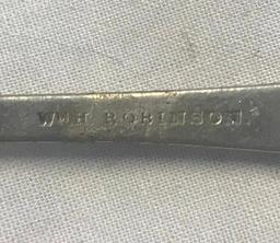 Lot of 5 Identical Genuine Silver Spoons