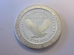 .999 Silver 1oz Standing Liberty Bullion
