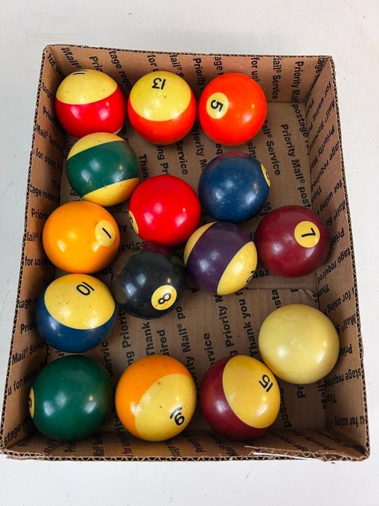 Set of Pool Balls