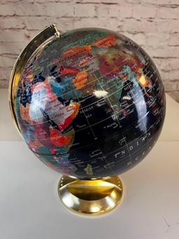 Jewel Marquise series 12 inch diameter Replogie Globe single axis vintage world