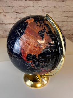Jewel Marquise series 12 inch diameter Replogie Globe single axis vintage world