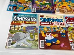 THE SIMPSONS Summer Shindig Bongo Comics 1-9 Complete Series Set