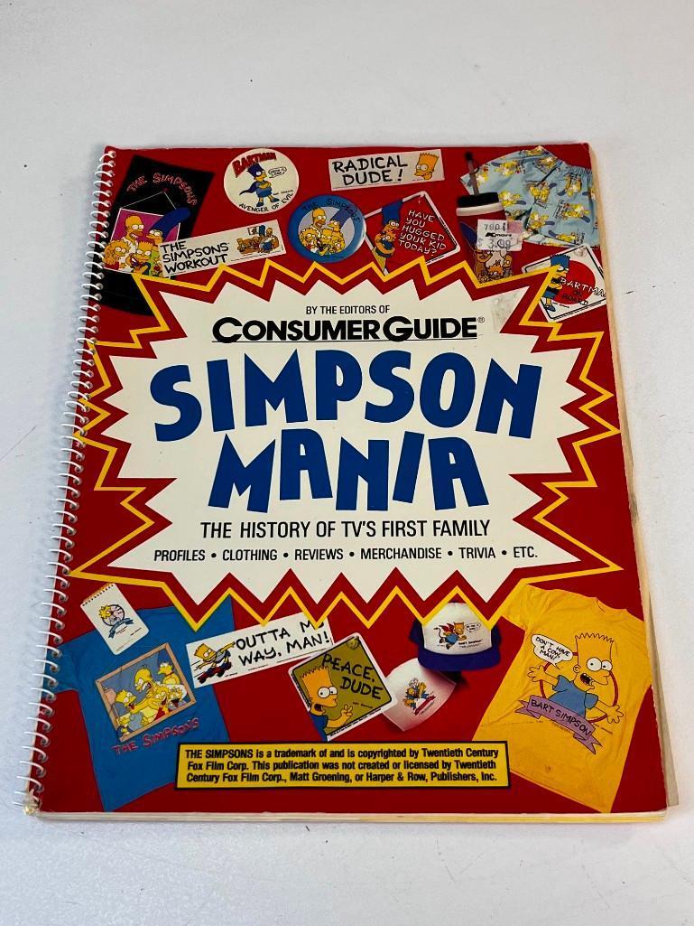 SIMPSON MANIA The History Of TV?s First Family 1990 Consumer Guide Book