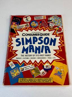 SIMPSON MANIA The History Of TV?s First Family 1990 Consumer Guide Book