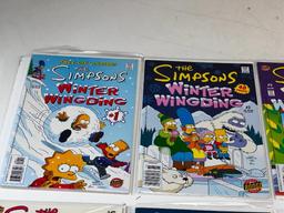 THE SIMPSONS Winter Wingding Bongo Comics Complete Series Set 1-10