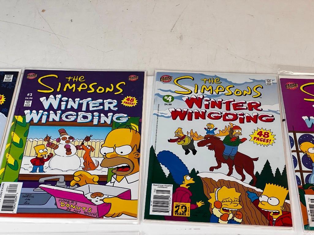 THE SIMPSONS Winter Wingding Bongo Comics Complete Series Set 1-10