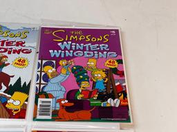 THE SIMPSONS Winter Wingding Bongo Comics Complete Series Set 1-10