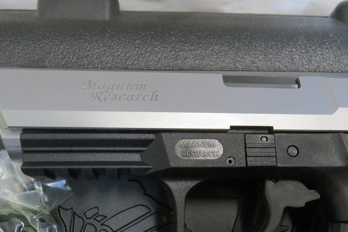 Magnum Research Model MR9 Eagle Semi-Auto Pistol, SN# MN004453, 9mm, Flashligh Rail, (2) 15-Shot Cli
