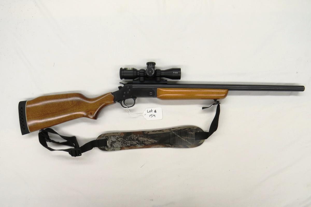 Rossi Model R223HB Single Shot Rifle with Top Break Load, Remington .223 Caliber, SN# A5013733, Wood