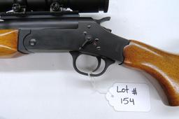 Rossi Model R223HB Single Shot Rifle with Top Break Load, Remington .223 Caliber, SN# A5013733, Wood