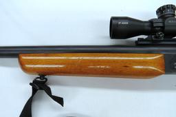 Rossi Model R223HB Single Shot Rifle with Top Break Load, Remington .223 Caliber, SN# A5013733, Wood