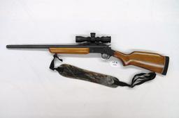Rossi Model R223HB Single Shot Rifle with Top Break Load, Remington .223 Caliber, SN# A5013733, Wood