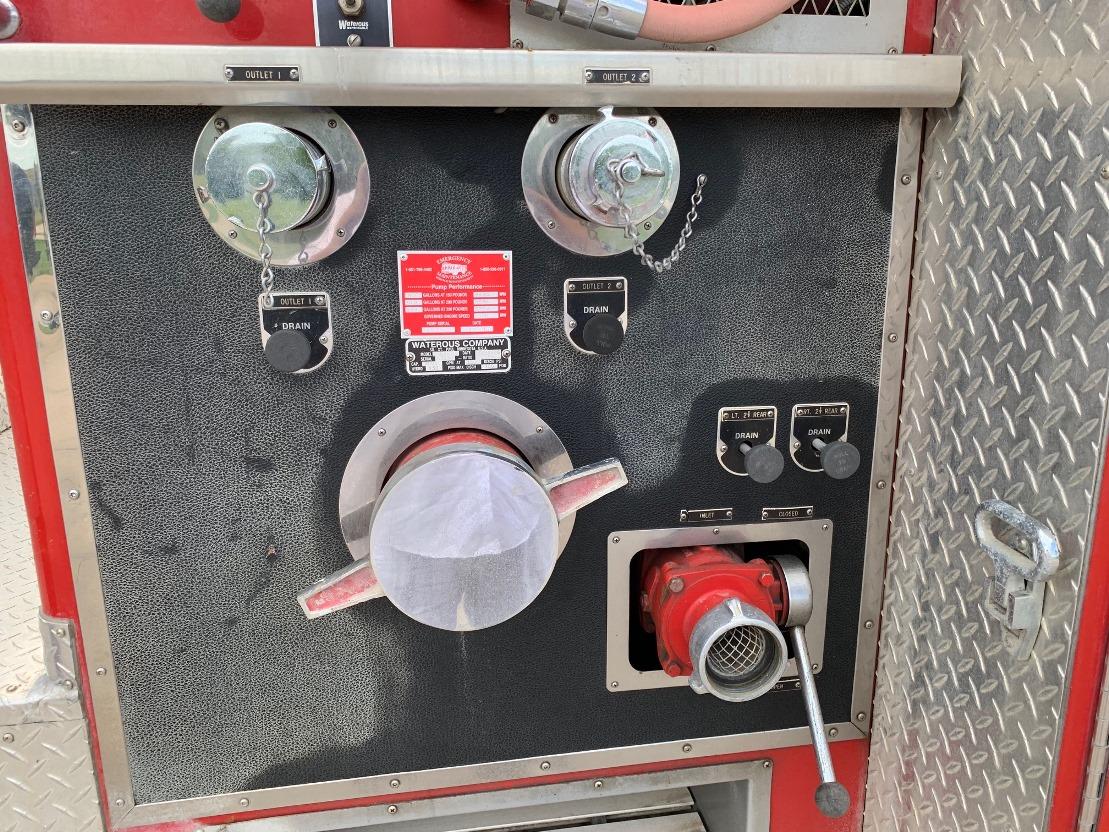1986 Ford Model C-800 Cabover Single Axle Pumper Truck, VIN #1F0PC80K2GVA23567, 429-4V Gas Engine Au