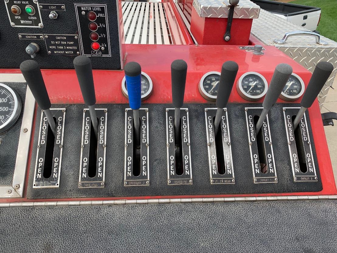 1986 Ford Model C-800 Cabover Single Axle Pumper Truck, VIN #1F0PC80K2GVA23567, 429-4V Gas Engine Au