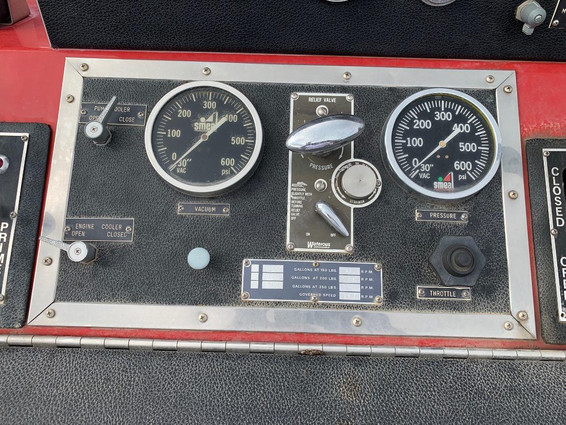1986 Ford Model C-800 Cabover Single Axle Pumper Truck, VIN #1F0PC80K2GVA23567, 429-4V Gas Engine Au