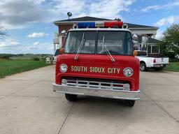 1986 Ford Model C-800 Cabover Single Axle Pumper Truck, VIN #1F0PC80K2GVA23567, 429-4V Gas Engine Au