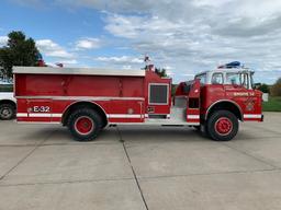 1986 Ford Model C-800 Cabover Single Axle Pumper Truck, VIN #1F0PC80K2GVA23567, 429-4V Gas Engine Au