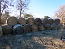 (39) 2018 Grass Hay Round Bales (Approx. 2,000 lbs. per Bale).