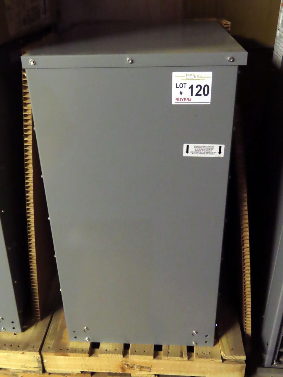 2019 Square D Model EX75T3H Transformer, 75KBA, 3-Phase, 480D Primary Volta