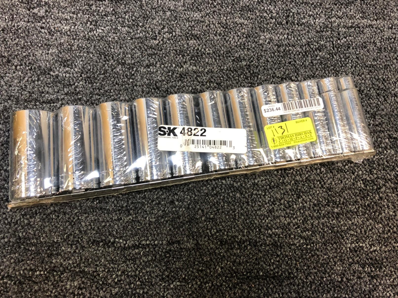 SK 12-PC. 1/2" Drive SAE Deep Well Socket Set