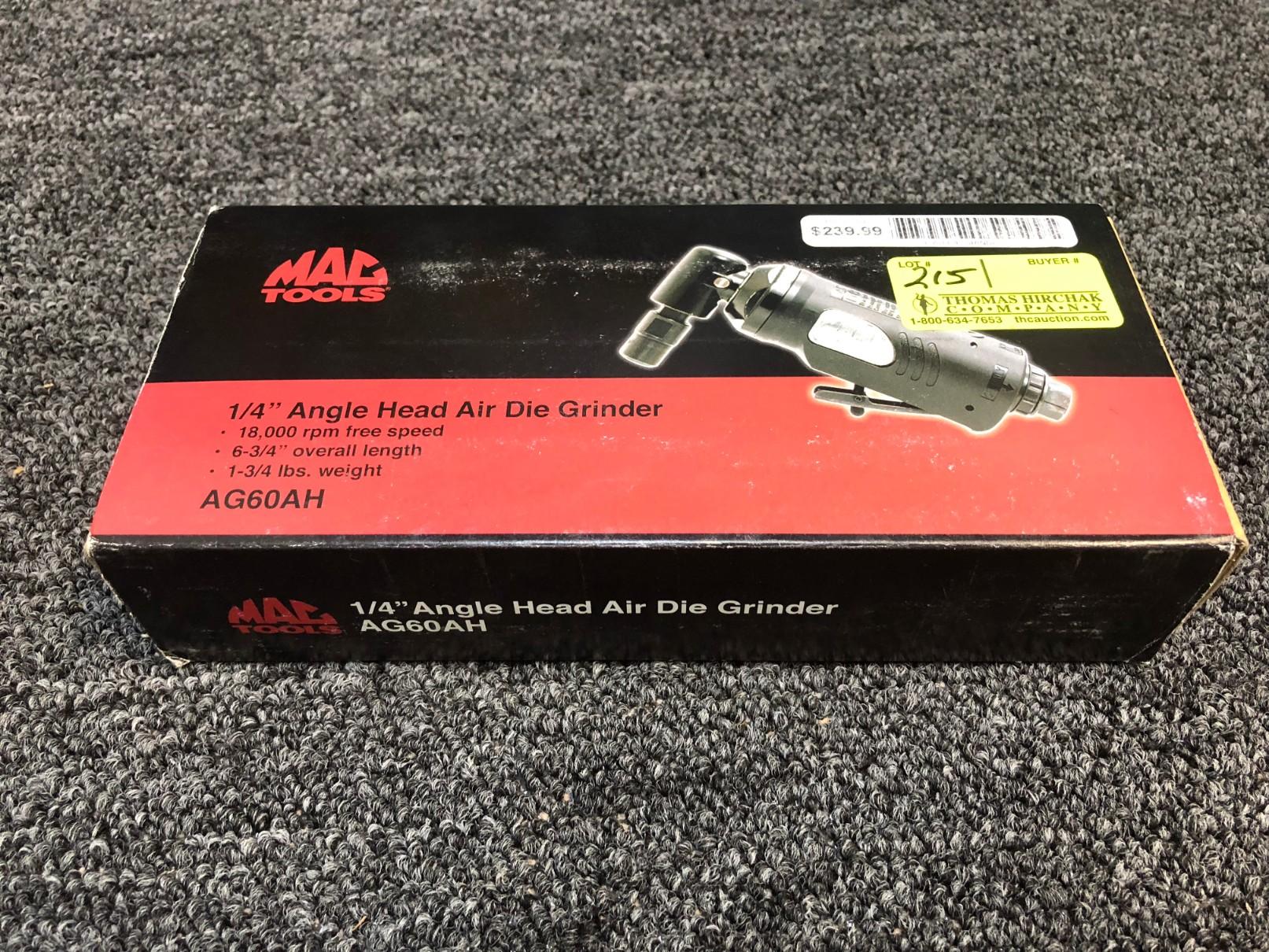 MAC 1/4" Angle Head Air Die Grinder