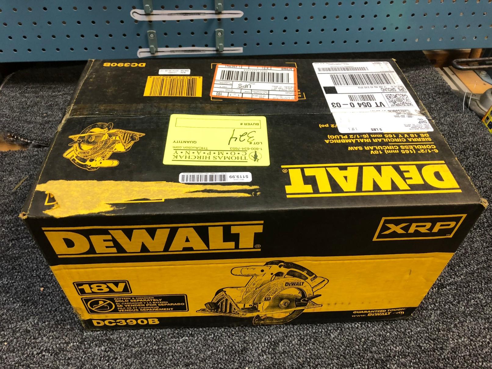 DeWalt 6.5" 18v Cordless Circular Saw