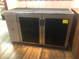 Perlick Back Bar 2-Door Display Cooler