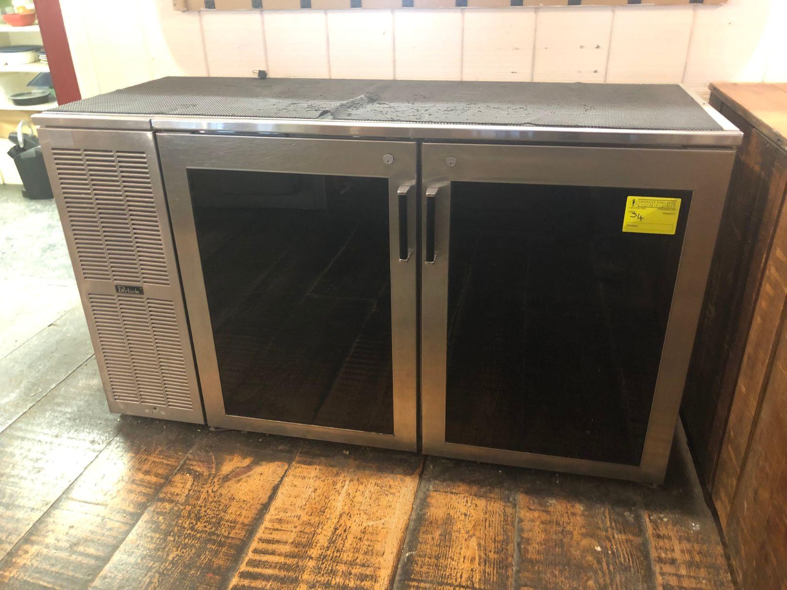 Perlick Back Bar 2-Door Display Cooler
