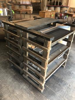 Custom Wood Display Unit