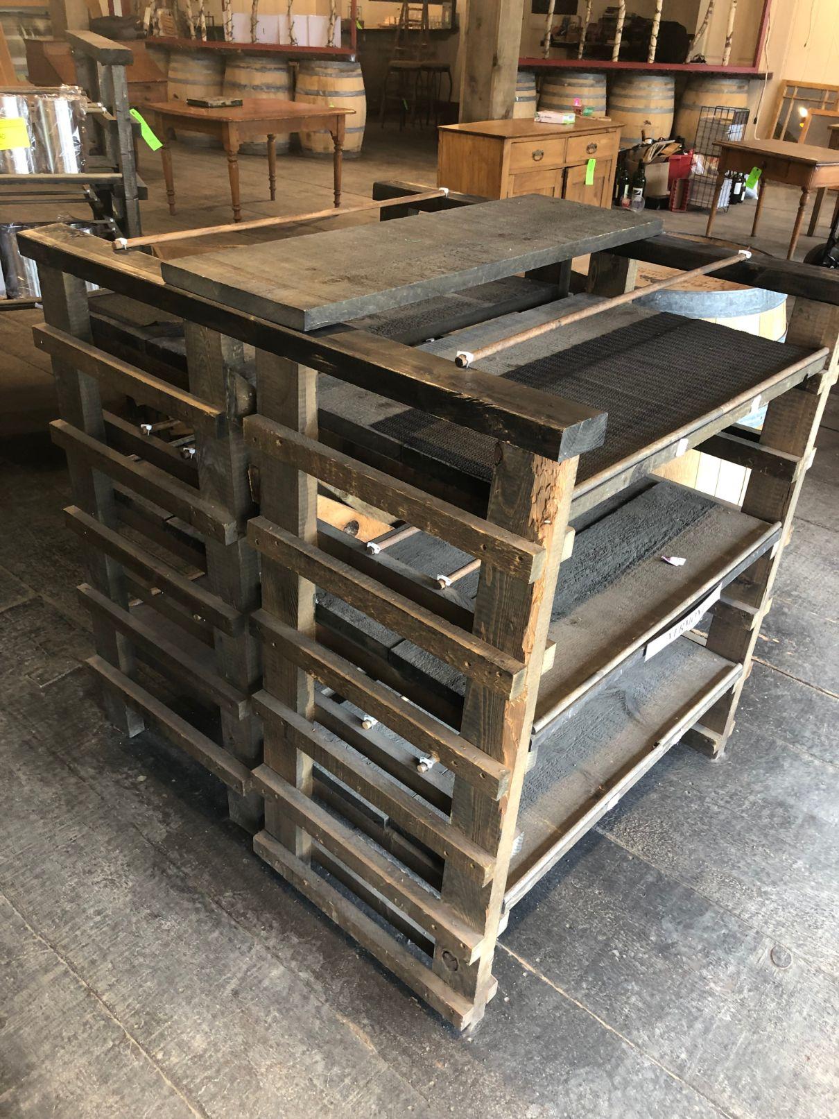 Custom Wood Display Unit
